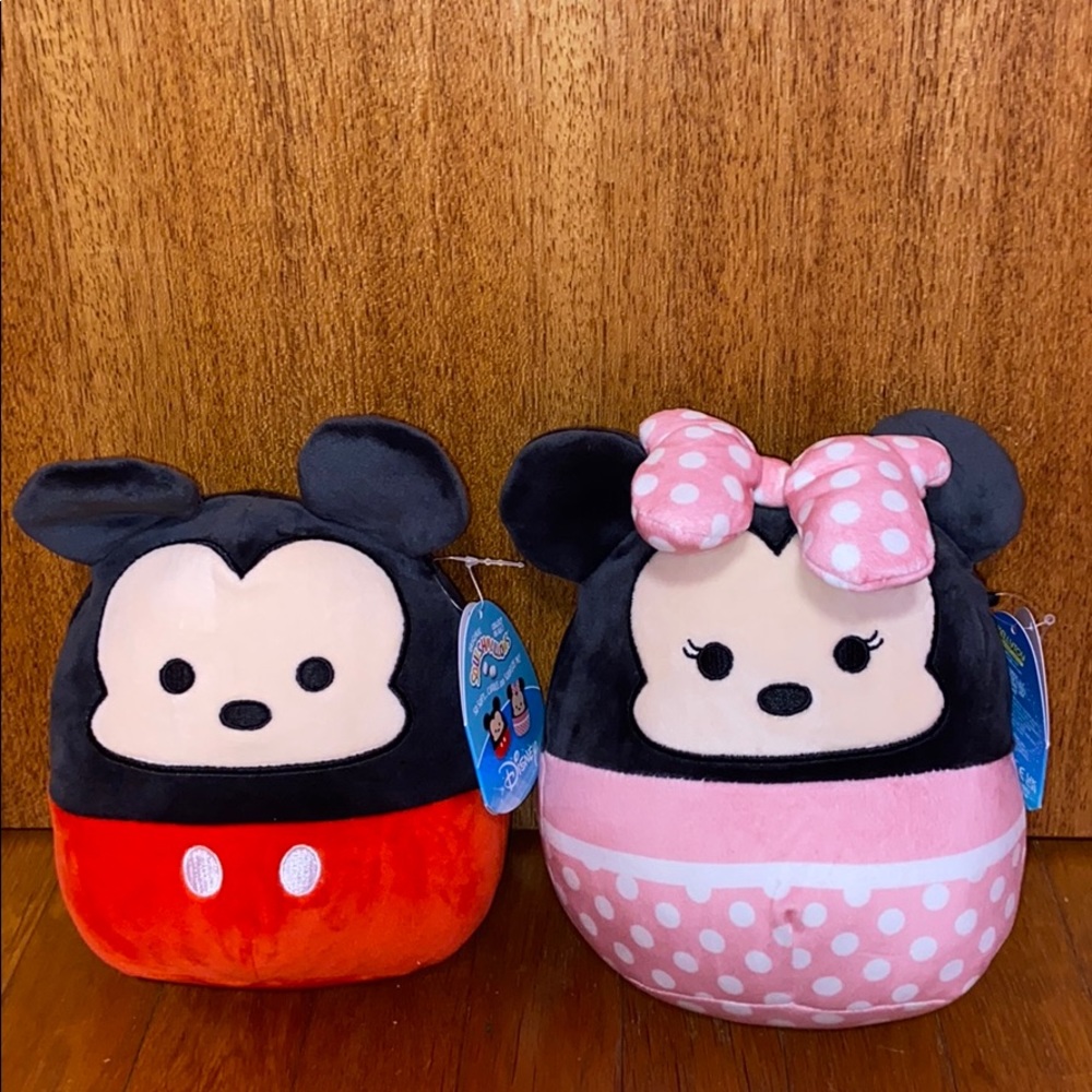 Mickey and Minnie mini Squishmallows